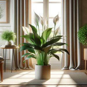 peace lily a great choice of therapeutic indoor plants