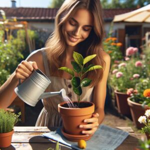 growing a healthy lemon tree indoors